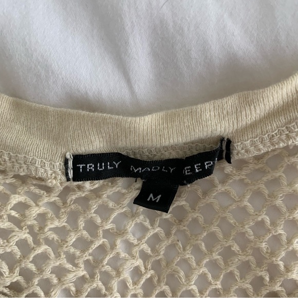 Truly Madly Deeply Crochet Tee - Picture 6 of 6